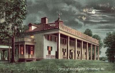 Casa di George Washington, Mount Vernon, Virginia da American School